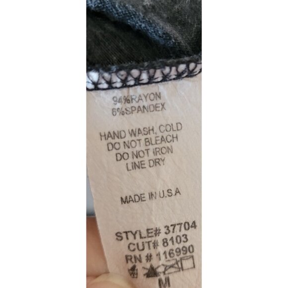 Ginger G Dress Sleeveless Medium raised floral purple black Rayon Summer Y2K - Picture 11 of 12